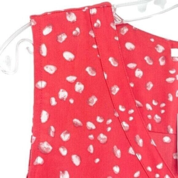 Maurices Plus Size Madison Polka Dot Button Down Tank Top - Picture 7 of 9